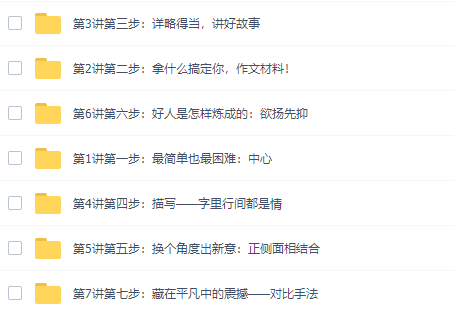 学而思作文入门视频课程（写作七步曲）插图