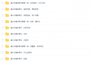 王帆六年级新生语文年卡目标满分班（沪教版优质教学视频全集）