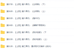 王帆初三语文年卡目标满分班（人教版中考语文难点突破）