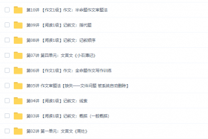王帆初一新生语文年卡目标满分班（沪教版2019年版本75课时视频课程）