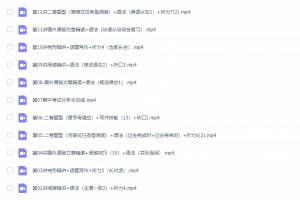 作业帮王凯皎初二英语视频课程（2021年春季冲顶班）