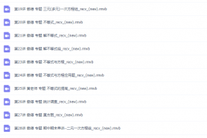 数学学习网初中傲德初一数学下学期课程（ 代数与几何）