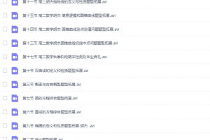 2020猿辅导胡杰高二数学网课秋季课程（必修三解析几何问题拓展）