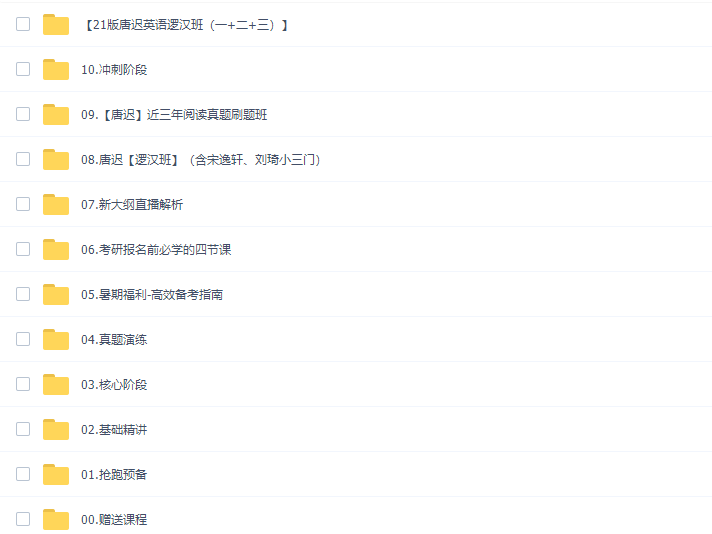 2022考研有道唐迟赵楠楠考研英语全程班188G课程大合集(阅读技巧真题刷题)插图