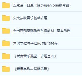 乐理歌曲音乐基础入门自学视频教程插图