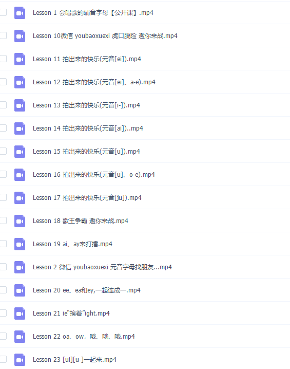 好芳法:小学英语单词完结视频课程插图 好芳法:小学英语单词完结视频课程插图