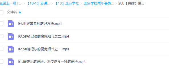 芝麻学社：康奈尔笔记法视频插图
