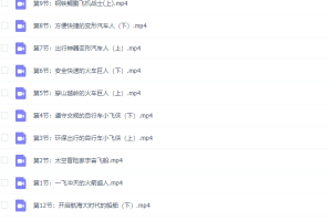小灯塔最好玩的交通工具大百科视频课程