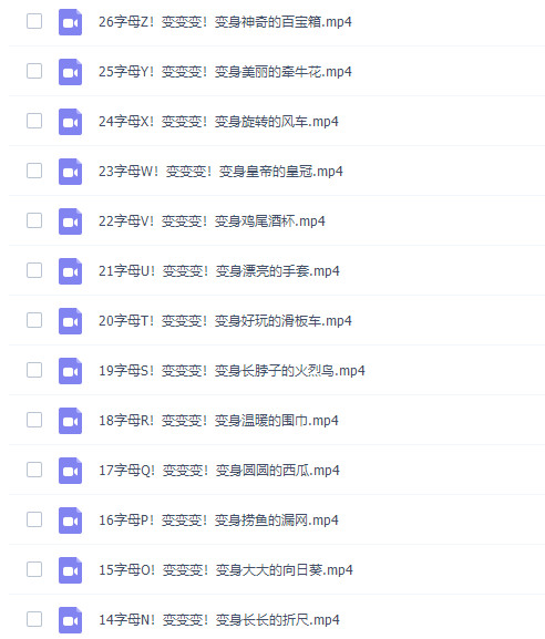 变变变思维绘画课-画出26个英文字母插图1