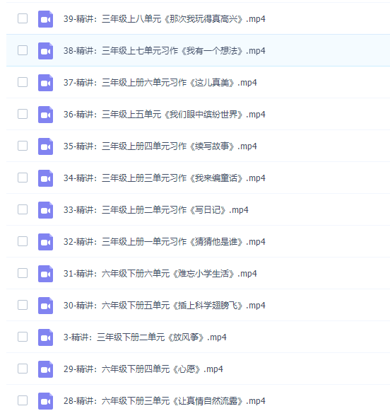余亦诺老师人教部编小学语文3-6年级课本作文视频讲解视频课程插图2 余亦诺老师人教部编小学语文3-6年级课本作文视频讲解视频课程插图2
