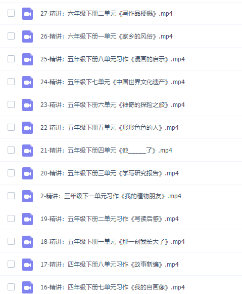 余亦诺老师人教部编小学语文3-6年级课本作文视频讲解视频课程插图3 余亦诺老师人教部编小学语文3-6年级课本作文视频讲解视频课程插图3