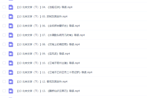 乐乐小学语文国学北宋文学（下）