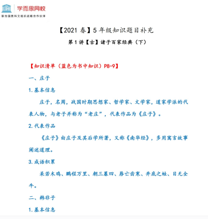 学而思语文2021五年级语文直播班(达吾力江)!插图 学而思语文2021五年级语文直播班(达吾力江)!插图