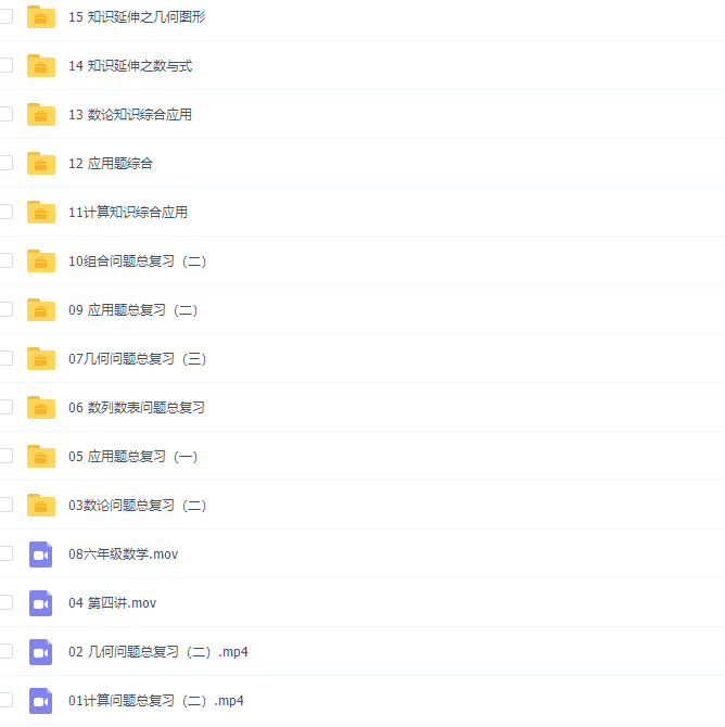 学而思小学六年级数学一鸣火箭班直播全国班15讲课程插图 学而思小学六年级数学一鸣火箭班直播全国班15讲课程插图