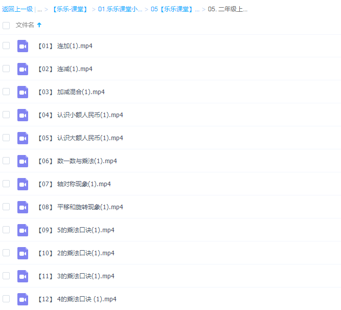 乐乐小学数学二年级上册(I)视频课程插图 乐乐小学数学二年级上册(I)视频课程插图
