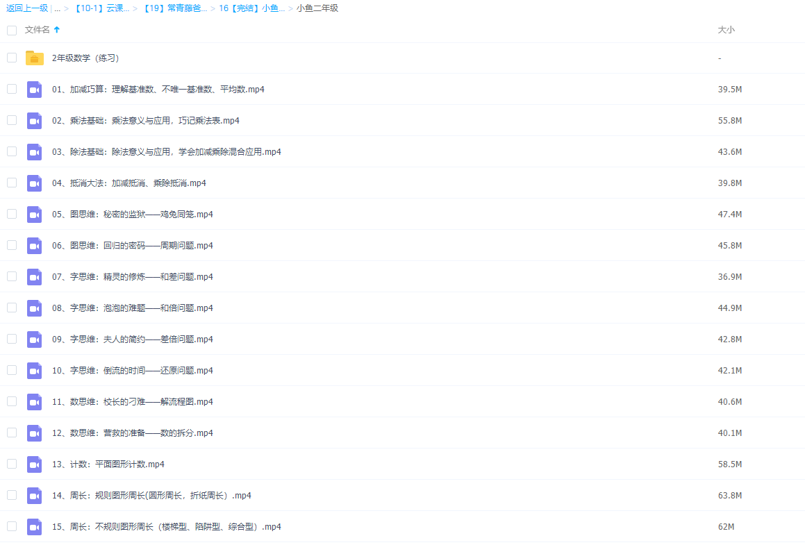 常青藤爸爸二年级数学进阶提高课全套教学视频15集插图 常青藤爸爸二年级数学进阶提高课全套教学视频15集插图