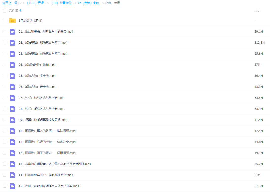 《跟着小鱼老师学数学》 1-3年级视频课程插图2 《跟着小鱼老师学数学》 1-3年级视频课程插图2