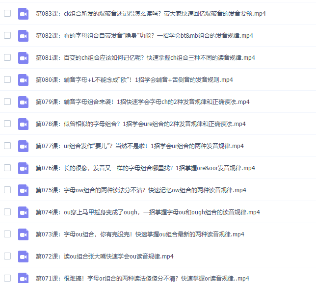 孙志立简明英语音标50讲视频课程插图3 孙志立简明英语音标50讲视频课程插图3