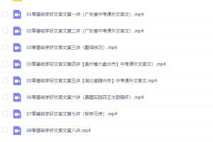 跟谁学洪鑫老师课初中语文零基础学好文言文课程