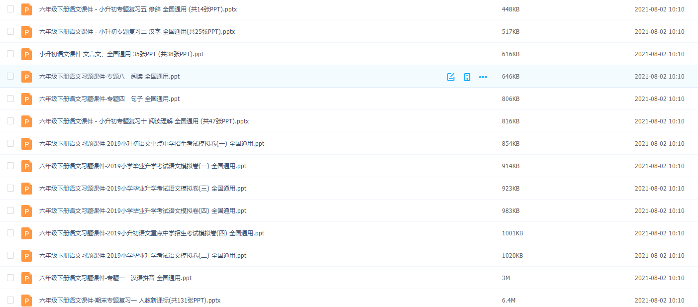 小升初专题复习课件词语拼音古诗文阅读理解知识点整理讲义资料插图