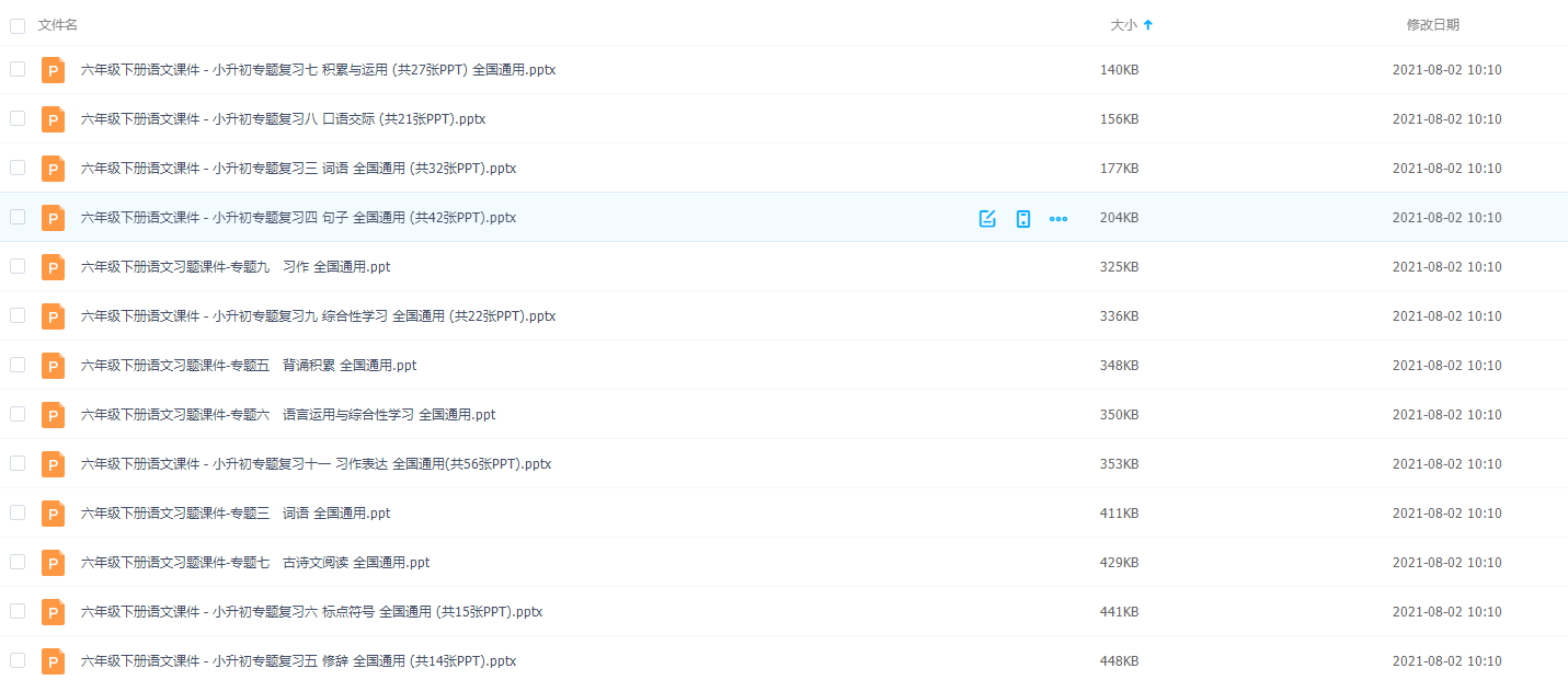 小升初专题复习课件词语拼音古诗文阅读理解知识点整理讲义资料插图1