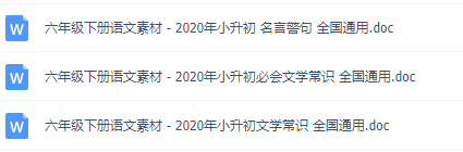 小升初语文总复习基础知识与积累，必背考点讲义整理全国通用插图