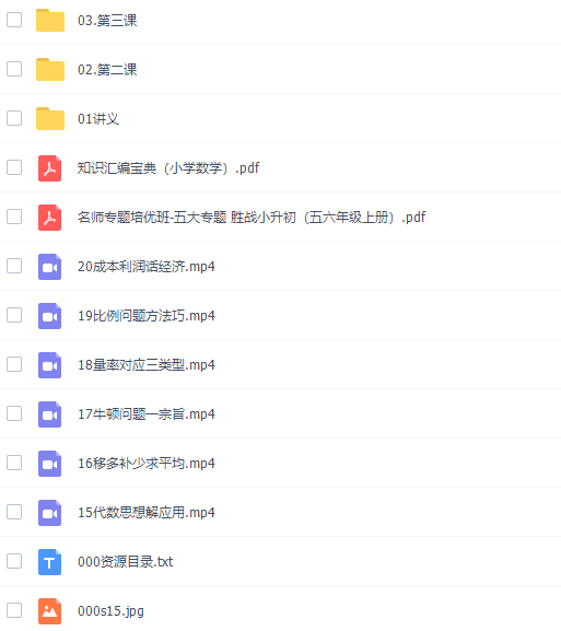 小升初数学跟谁学彭泽老师重点知识点高清视频插图1