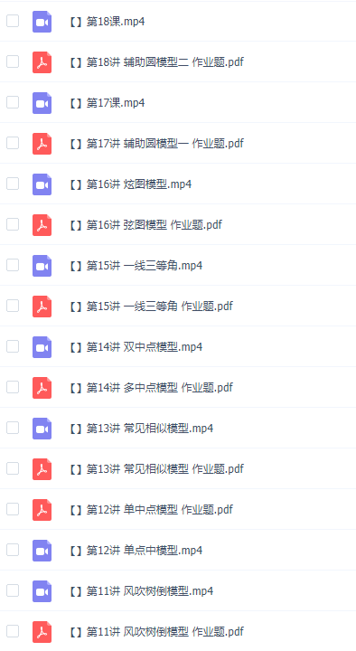 2021傲德初中必考的18种几何模型汇总归纳大全,解题方法与技巧插图 2021傲德初中必考的18种几何模型汇总归纳大全,解题方法与技巧插图