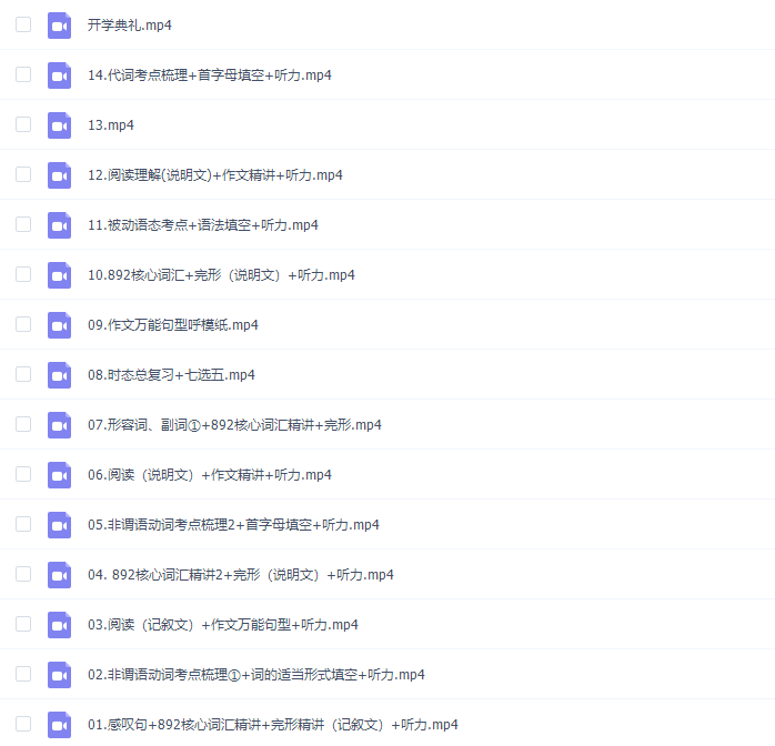 21届初三英语曲艺高清视频课程插图 21届初三英语曲艺高清视频课程插图