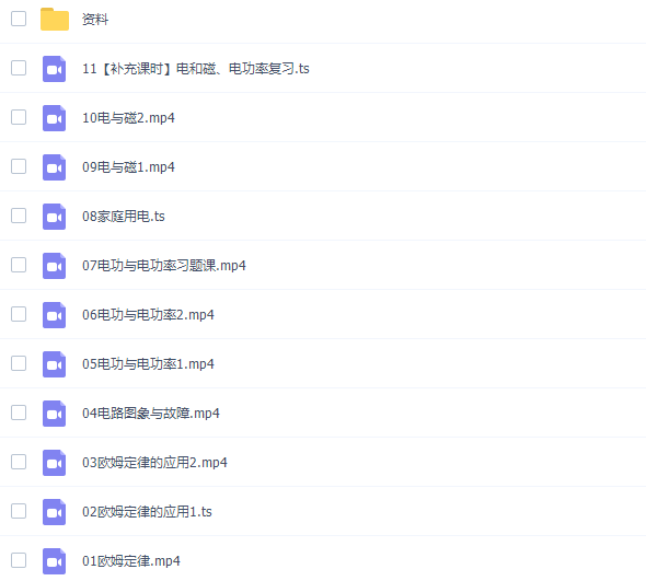 初中物理美提李永乐初三物理暑假班课程插图1 初中物理美提李永乐初三物理暑假班课程插图1