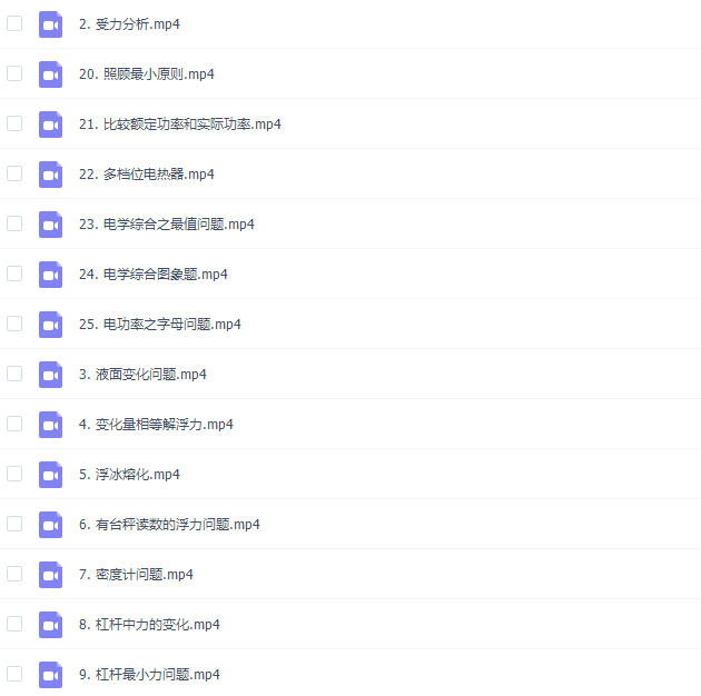 乐乐中考物理成绩提升视频教程插图 乐乐中考物理成绩提升视频教程插图
