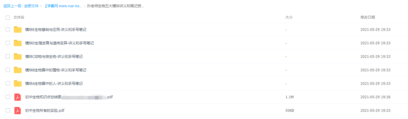 2021有道孙佳佳初中生物五大模块全插图2
