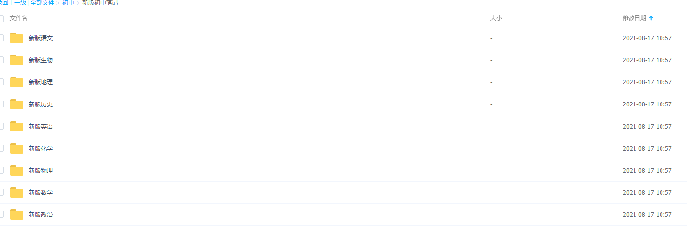 新版初中笔记合集整理学习资源插图