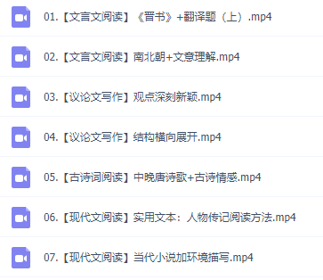 2021作业帮高一语文尖端班张亚柔寒假班必备知识点电子版资料下载插图