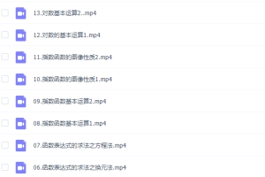 高中数学建哥指针数学之函数专题讲解视频
