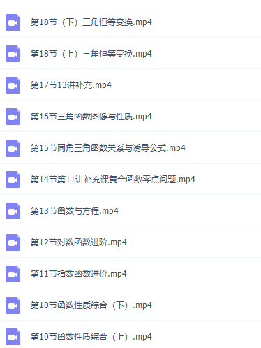 高中数学乐学在线王嘉庆高一数学2021年秋季班课程插图