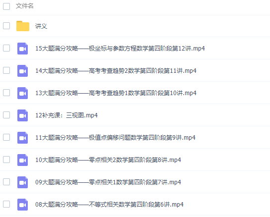 2021乐学在线高考数学王嘉庆第五阶段视频课程完结插图1