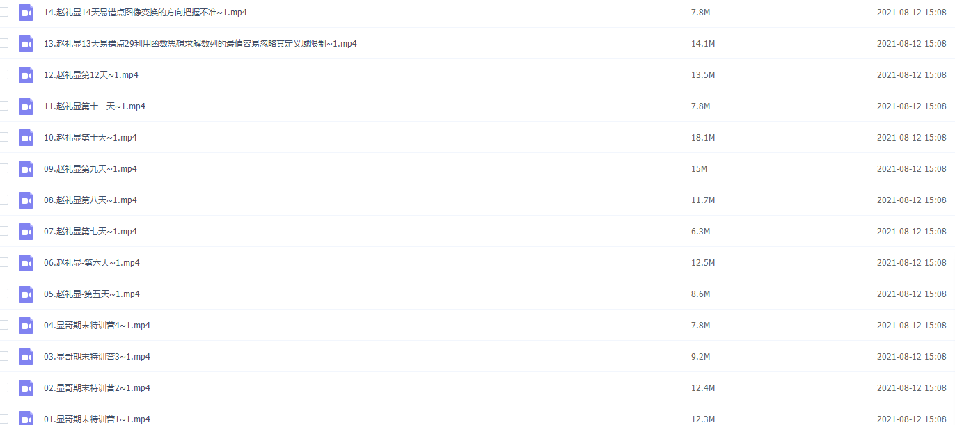 2021届寒假班(HL绝密)-高三赵礼显显哥三十天期末特训营插图 2021届寒假班(HL绝密)-高三赵礼显显哥三十天期末特训营插图