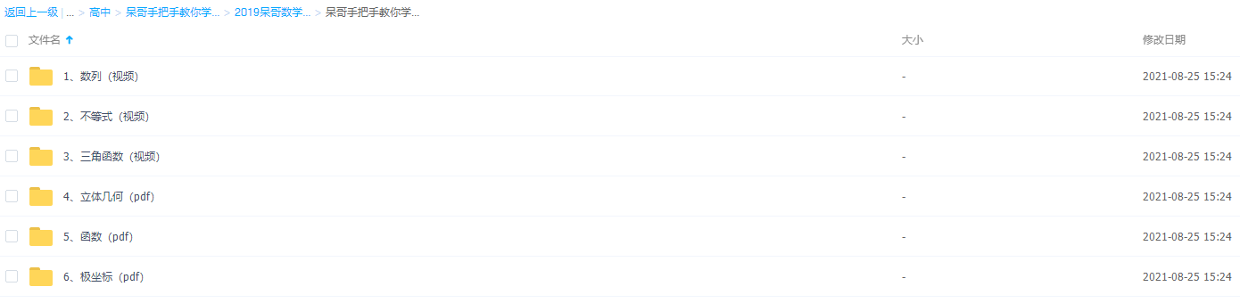 呆哥手把手教你学好高中数学视频涵盖章节重要考点插图 呆哥手把手教你学好高中数学视频涵盖章节重要考点插图