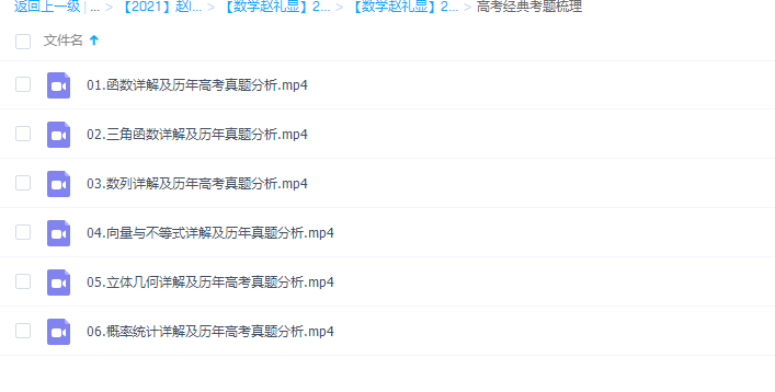 2021高考赵礼显数学二轮复习高考经典考题梳理学习资源插图