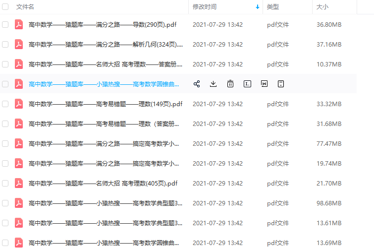 2020小猿搜题-高中数学典型例题导数解析几何知识点pdf电子版插图 2020小猿搜题-高中数学典型例题导数解析几何知识点pdf电子版插图
