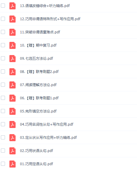作业帮聂宁高三英语课程2021秋季尖端班课程完结插图