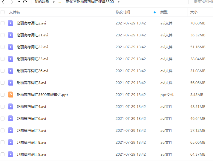 新东方赵丽高考词汇3500PPT课件语法课程资源整理插图