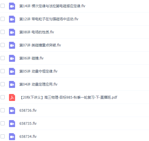 2020秋吴海波高三物理秋季一轮复习(下)目标985直播班插图1 2020秋吴海波高三物理秋季一轮复习(下)目标985直播班插图1