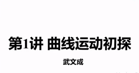 武文成高一物理2022年寒假班课程完结插图 武文成高一物理2022年寒假班课程完结插图