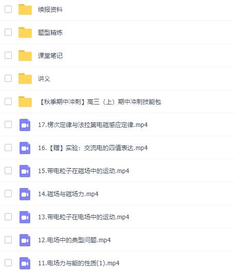 作业帮李婷怡高三物理2021年秋季尖端班课程完结插图2 作业帮李婷怡高三物理2021年秋季尖端班课程完结插图2