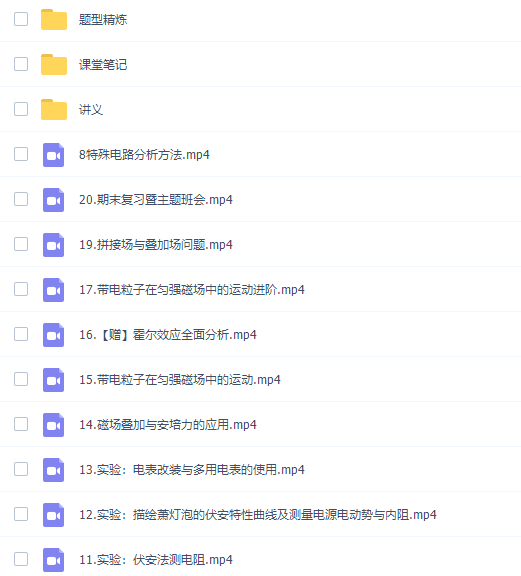 作业帮林琬晴2021秋季高二物理秋季尖端班完结插图 作业帮林琬晴2021秋季高二物理秋季尖端班完结插图