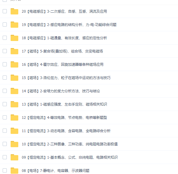 腾讯坤哥物理2022届高考物理一轮复习暑秋联报暑秋班课程完结插图