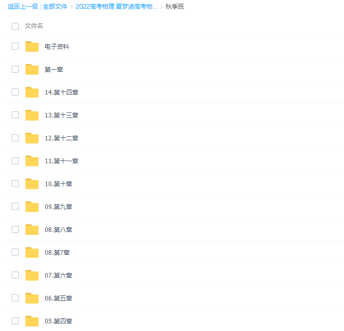 夏梦迪2022届高考物理一轮复习秋季班更新14讲插图