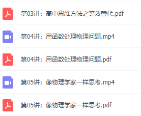 物理初升高衔接课知识点大全5讲,于亮老师视频课程资源插图1 物理初升高衔接课知识点大全5讲,于亮老师视频课程资源插图1